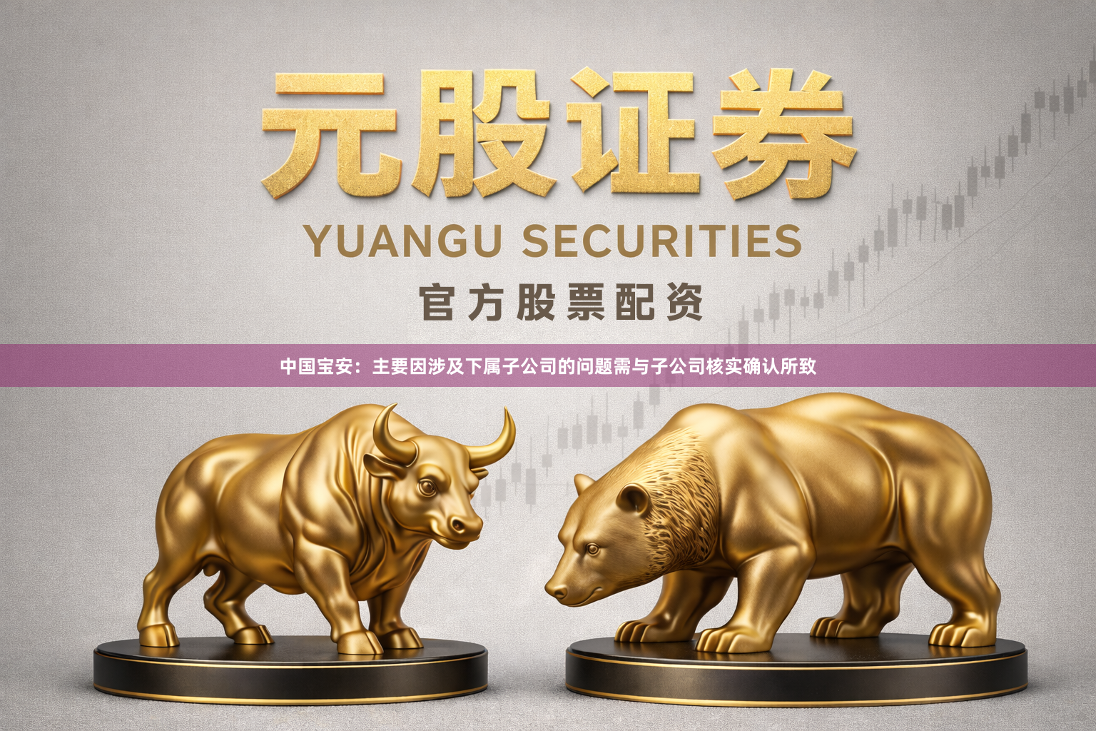 中国宝安：主要因涉及下属子公司的问题需与子公司核实确认所致